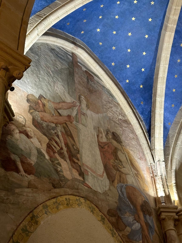 Embellissement du ciel de l'église