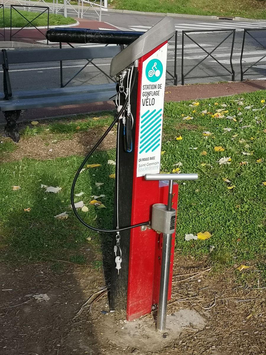 Station réparation de vélos