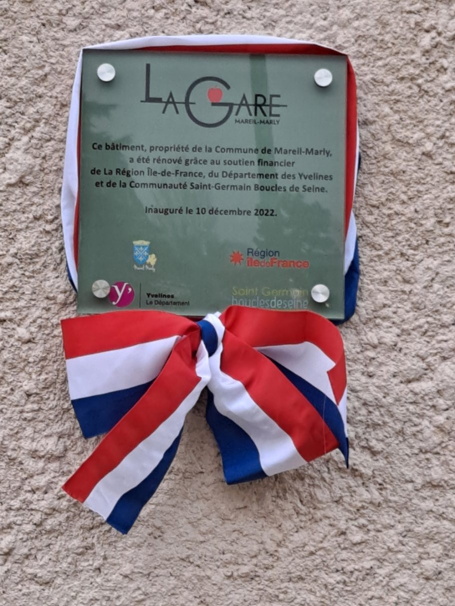 Inauguration de La Gare avec le soutien des partenaires de la commune