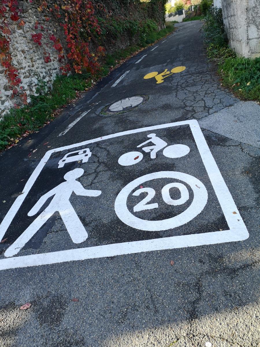 Axe partagé 20 km/h