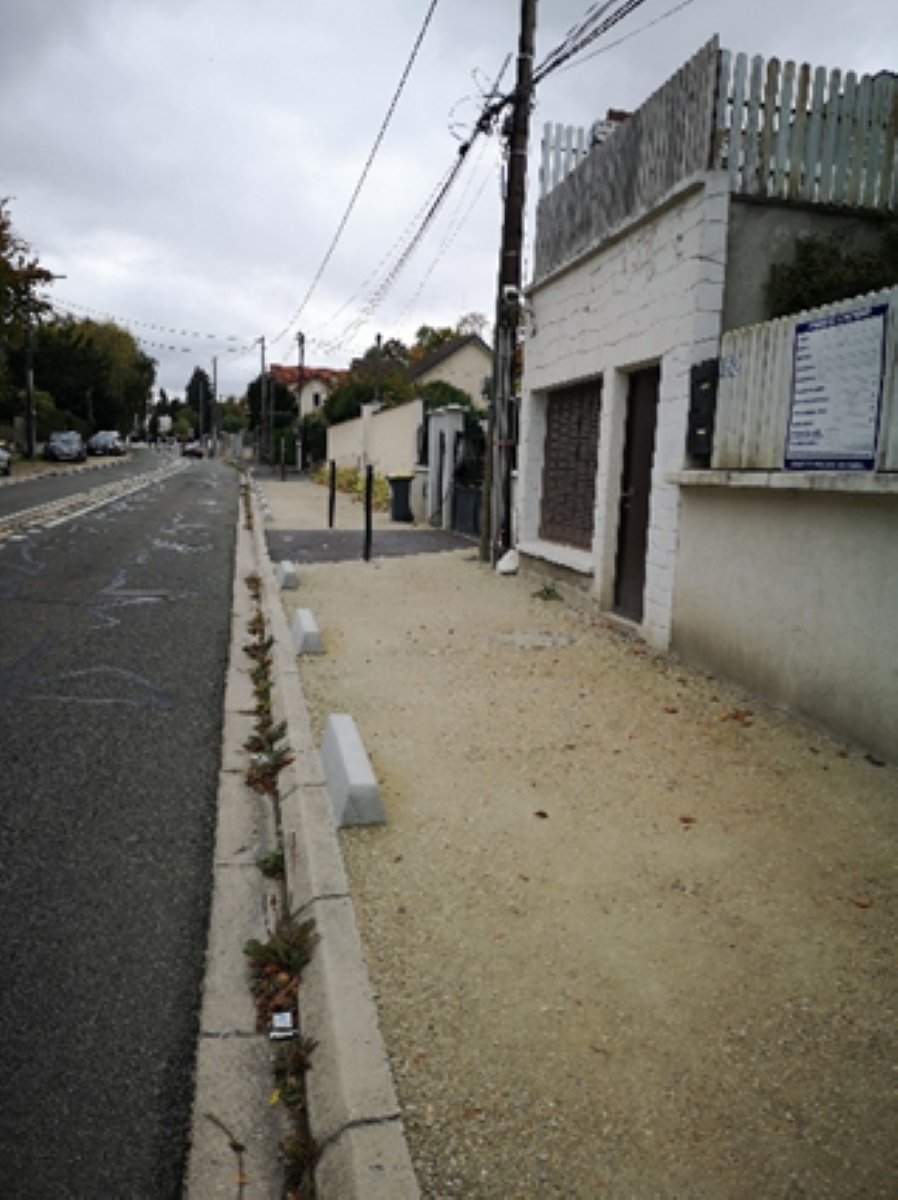 Trottoirs route de l'Etang la ville